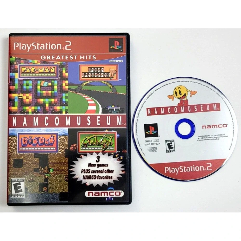 NAMCO MUSEUM - PS2 GAME - COMPLETE! PLAYSTATION‎ 2 GAME PS2  GAME & CASE